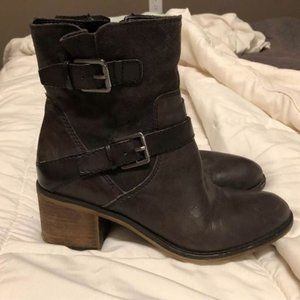 Franco Sarto Brown Leather Boots